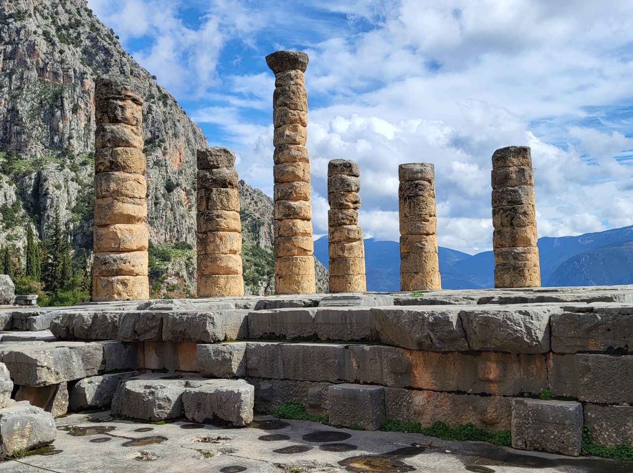 Delphi, Arachova, Parnass und Thermopylen.